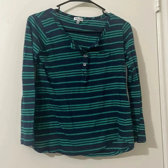 Splendid Supima Cotton/Micro Modal Blend Striped Top Size XS - Picture 1 of 5